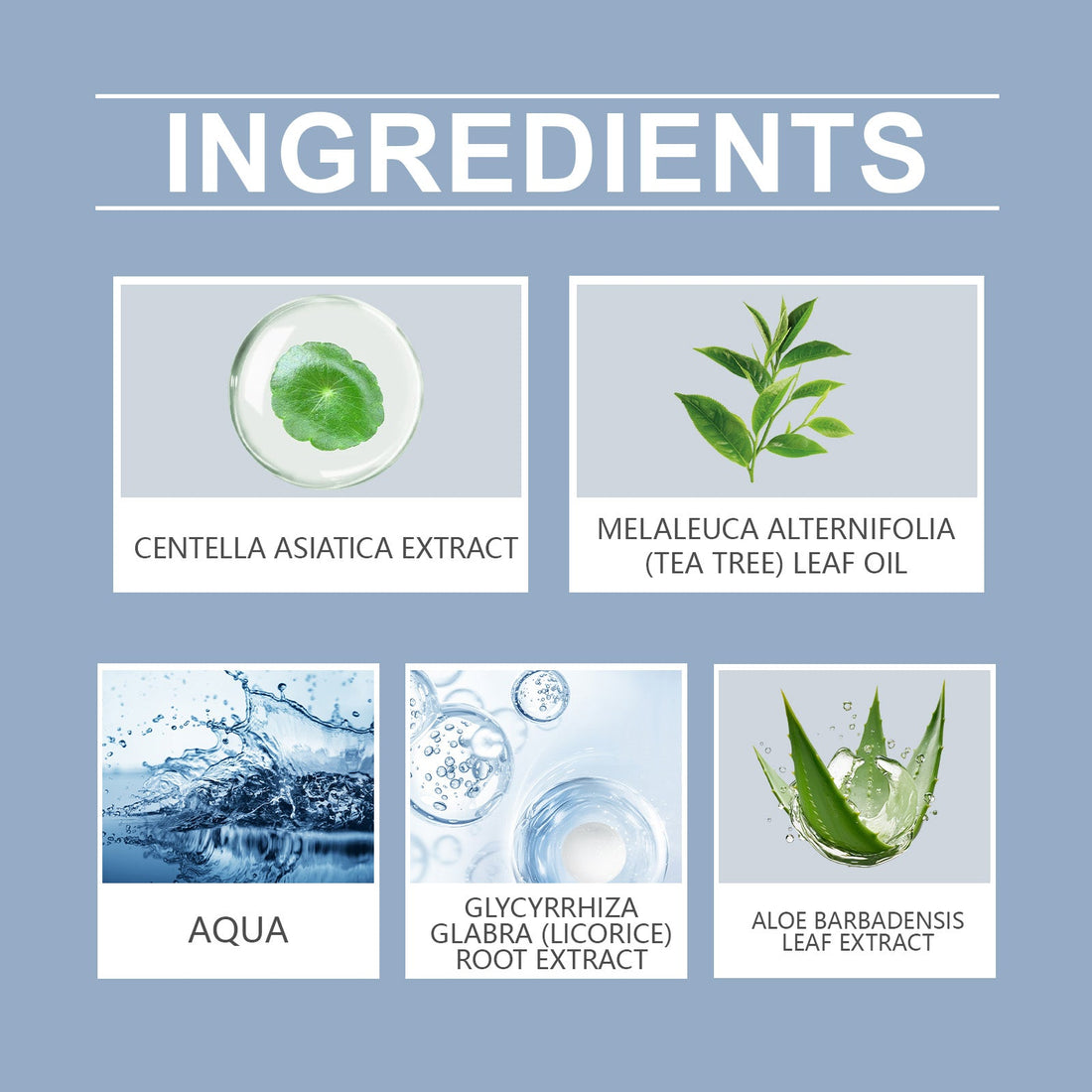 Acne Soothing Serum Facial Skin Hydrating And Moisturizing Pitted And Pimple Mild Care Solution