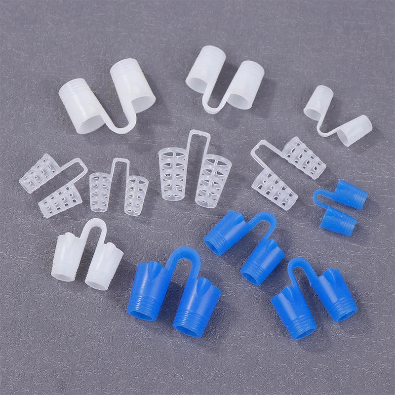 Silicone Anti Snore Nasal Dilators | Professional Sleeping Aid Nose Clips